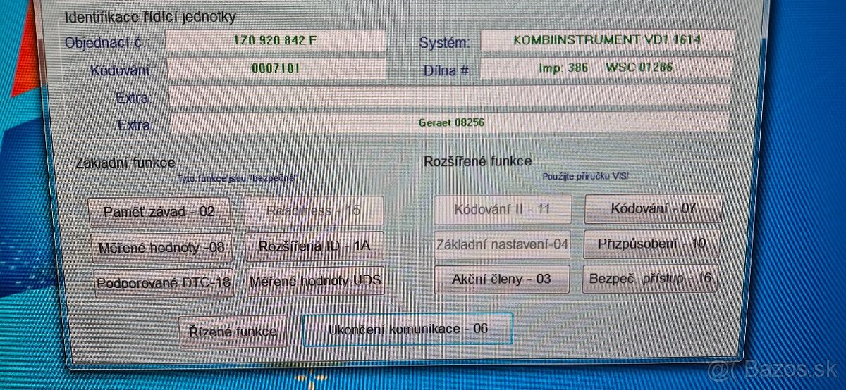 tachometer maxidot octavia 2 2004-2008 benzín - 3