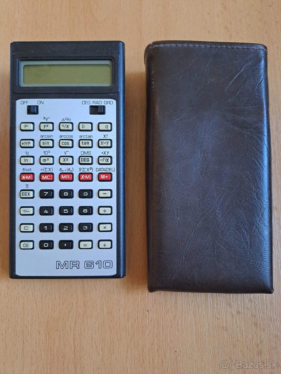 TESLA MR 610 – historická vědecká kalkulačka, komplet - 3