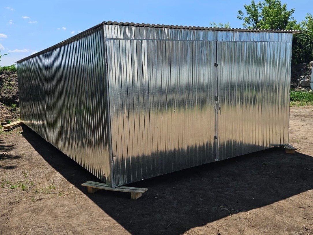 Plechová Garáž 3x5 Doprava montáž ZDARMA po SLOVENSKU - 3