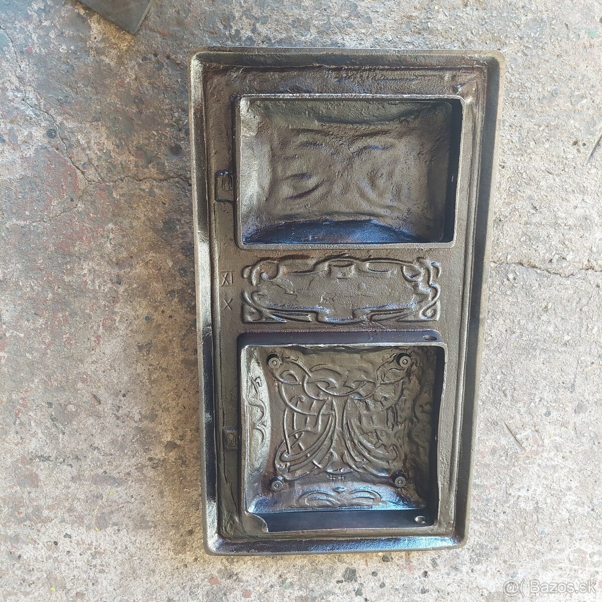 Liatinové dvierka na pec sada 13 - 3