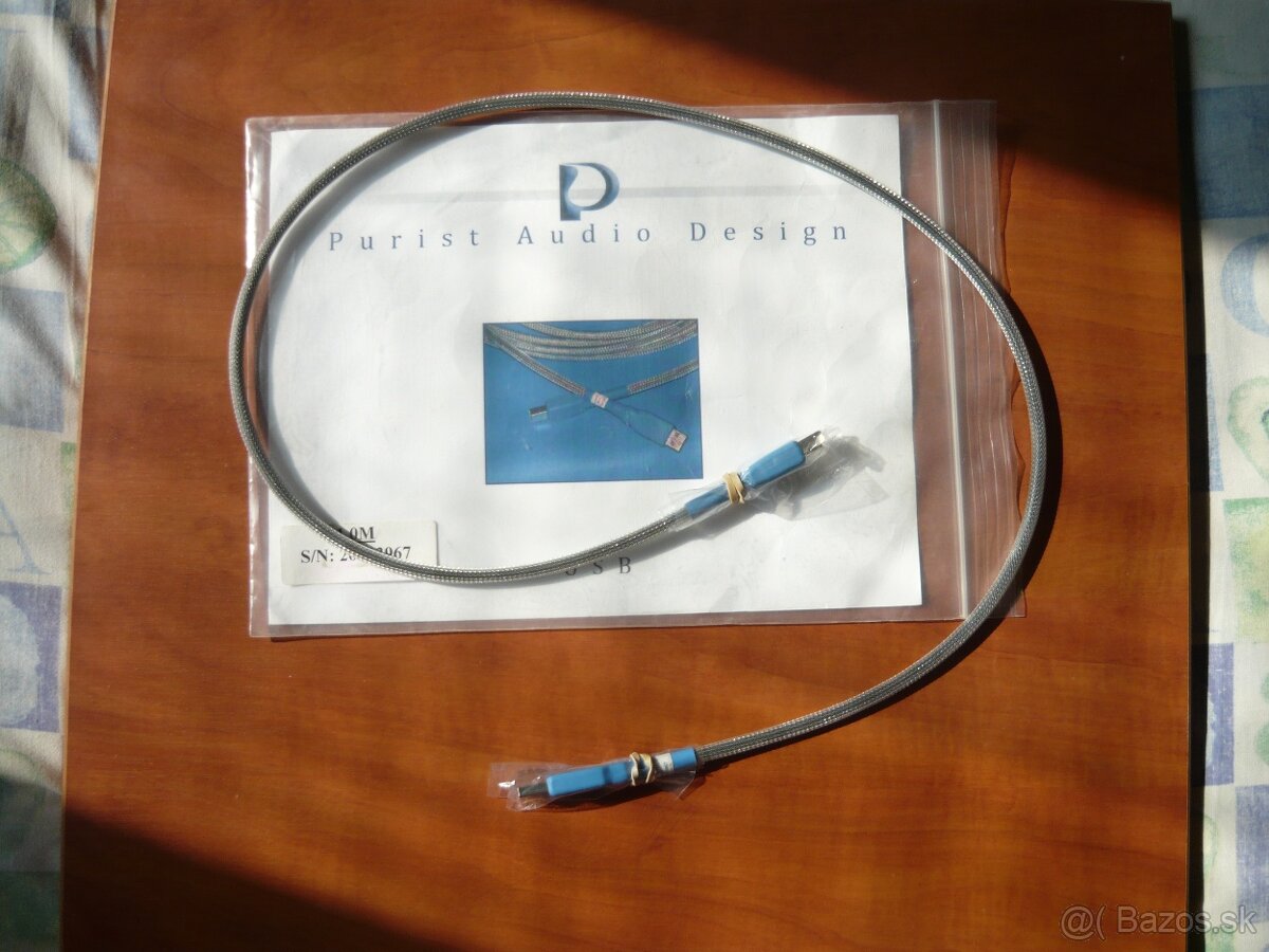 HIGH END 1m dlhý USB kábel 2.0 A-B:, PAD - 3