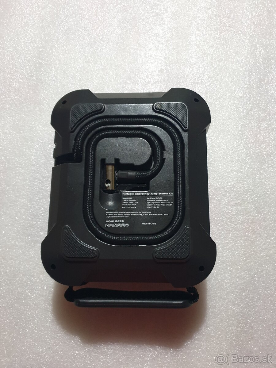 Predam štartovaci booster z kompresorom BUTURE 2500A - 3