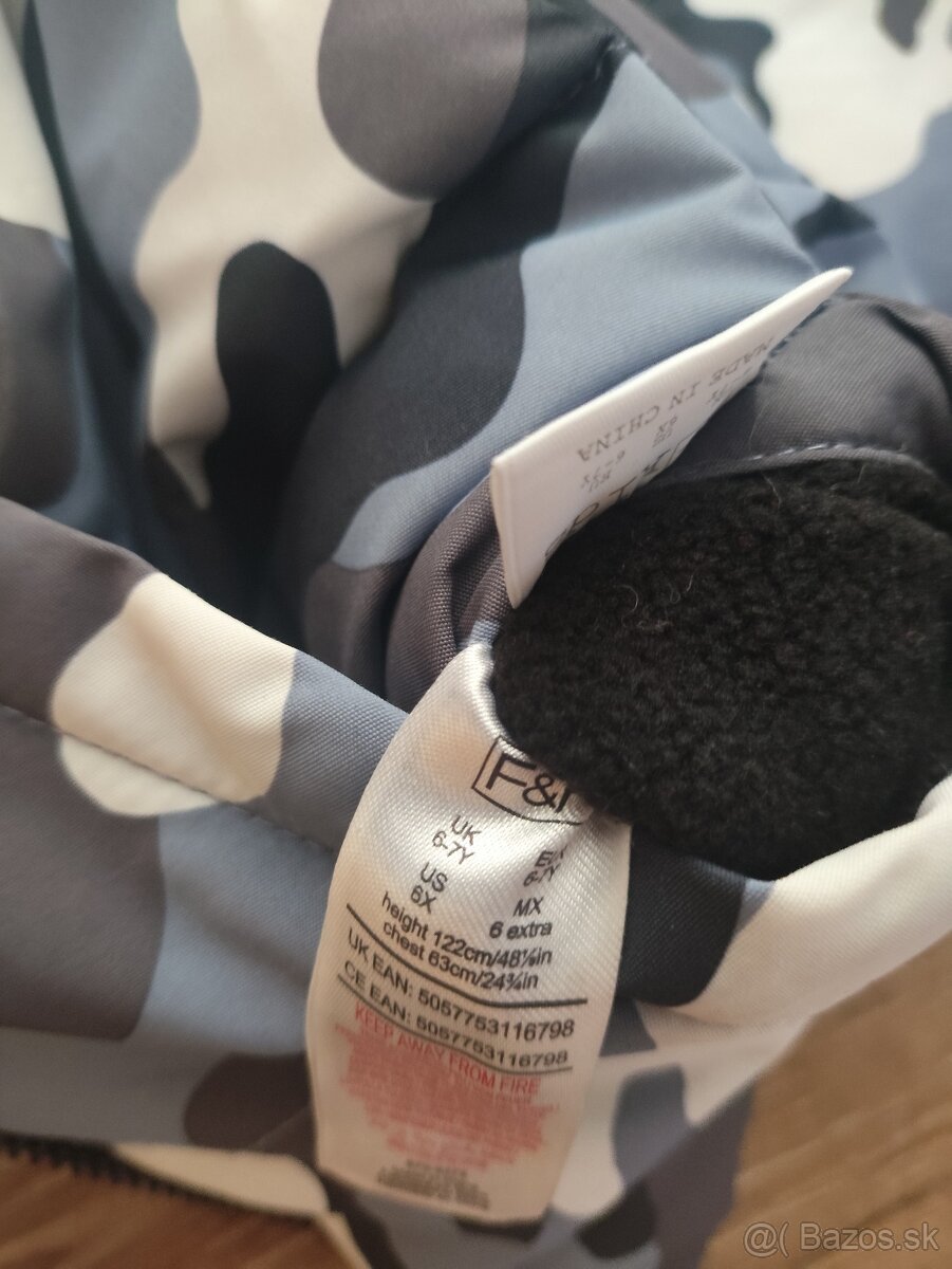 Obojstranna bunda F&F 122/128 - 3