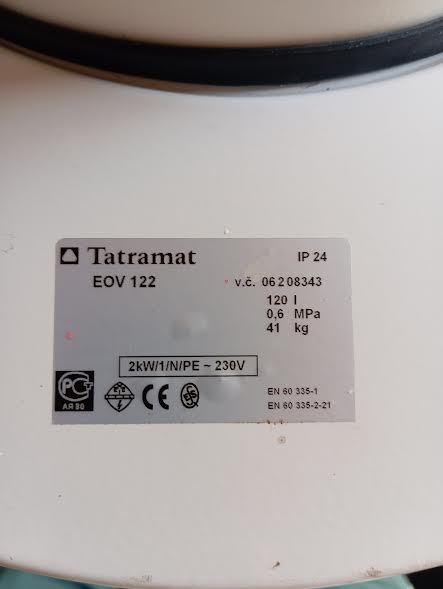 predám elektický bojler 120 l - 3