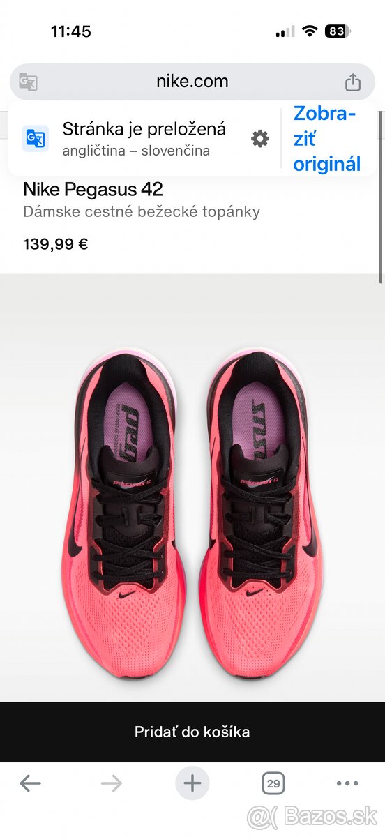Predám Nike pegasus model 42 - 3