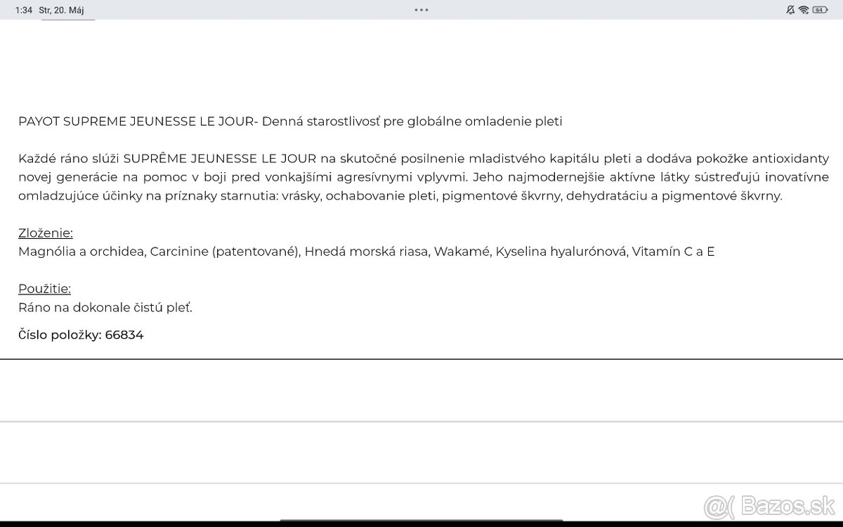DENNÝ + OČNÝ KRÉM PAYOT - 3