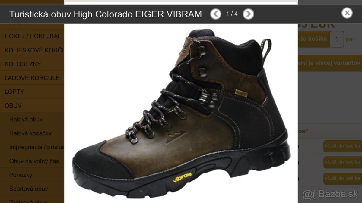 Turistická obuv High Colorado Eiger Vinram - 3
