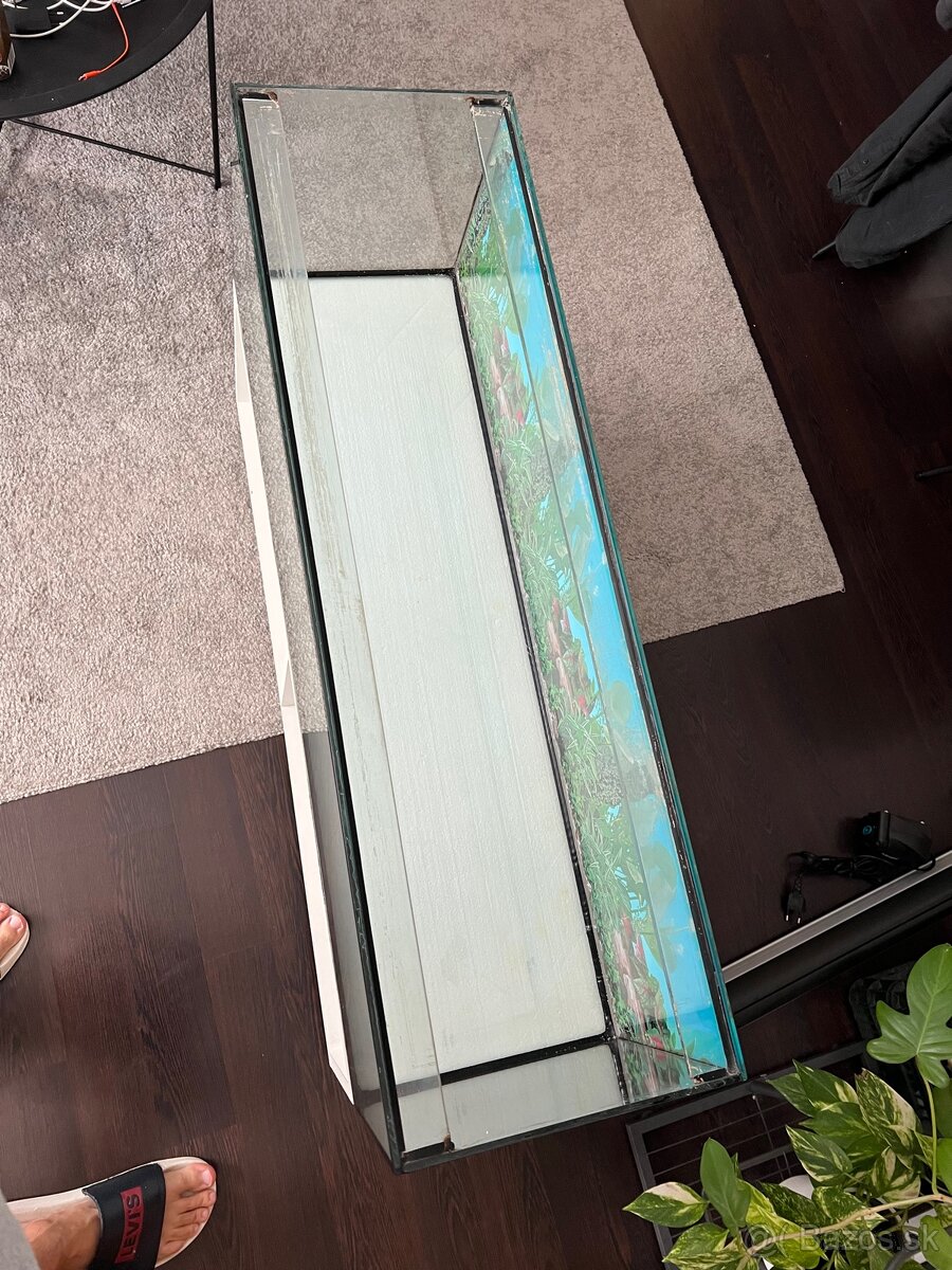 Akvarium 100x30x30 so skrinkou - 3