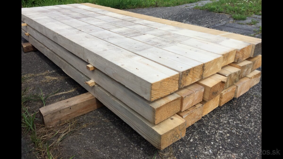 Hranoly, drevo, rezivo, stavebný materíal - 3