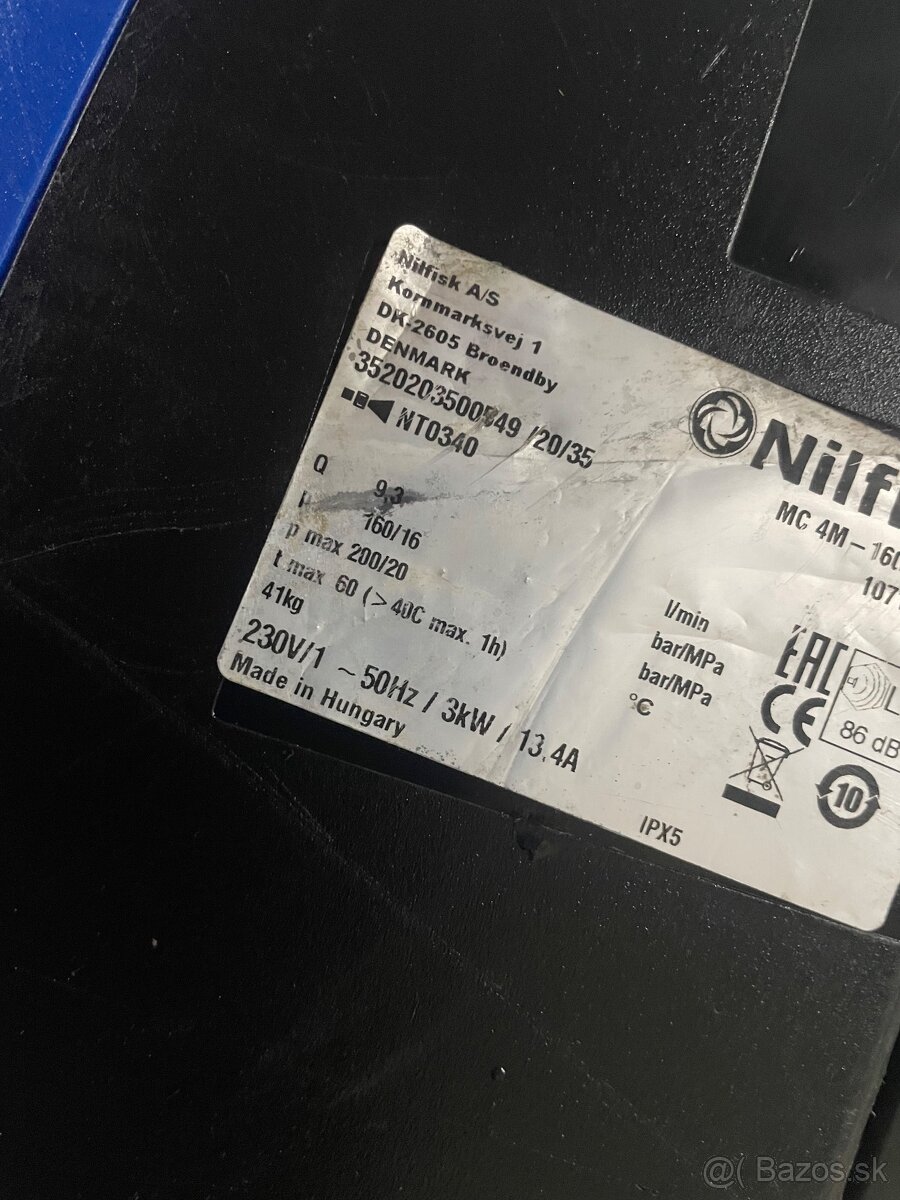 Priemyselný vysokotlakový čistič NILFISK MC4 200 BAR z NÓRSK - 3