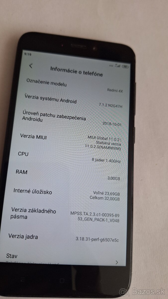 Xiaomi redmi 4x 3/32GB android 7 - 3