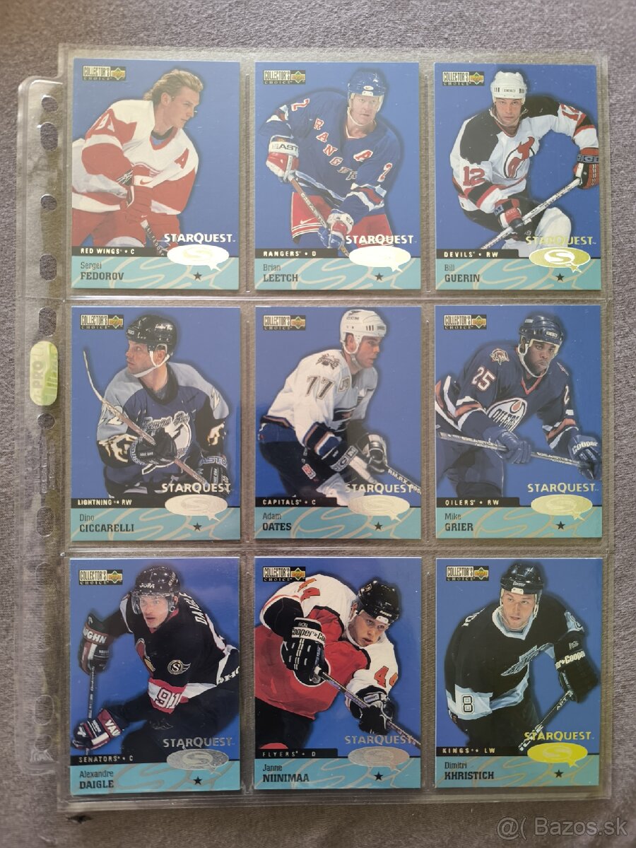 Hokejové kartičky - Starquest 1997 - 3