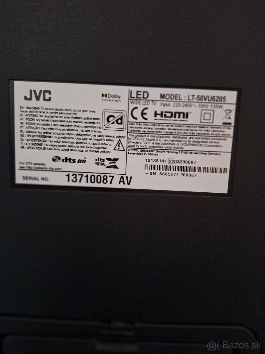 50" TV LED JVC 4K Smart - 3