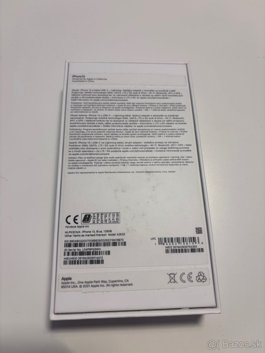Iphone 13 128GB Blue - 3