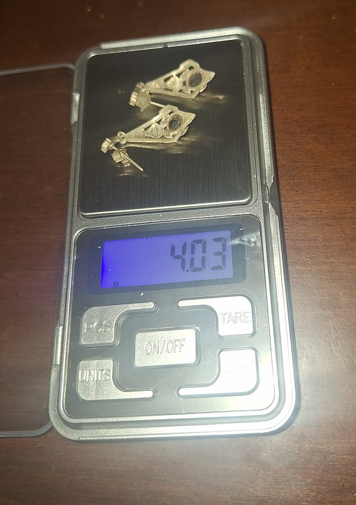 ART DECO STRIEBORNÉ NÁUŠNICE - 3