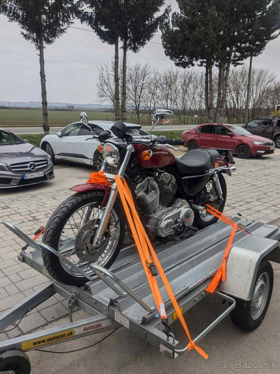 Prívesný vozik na motoku - prenájom