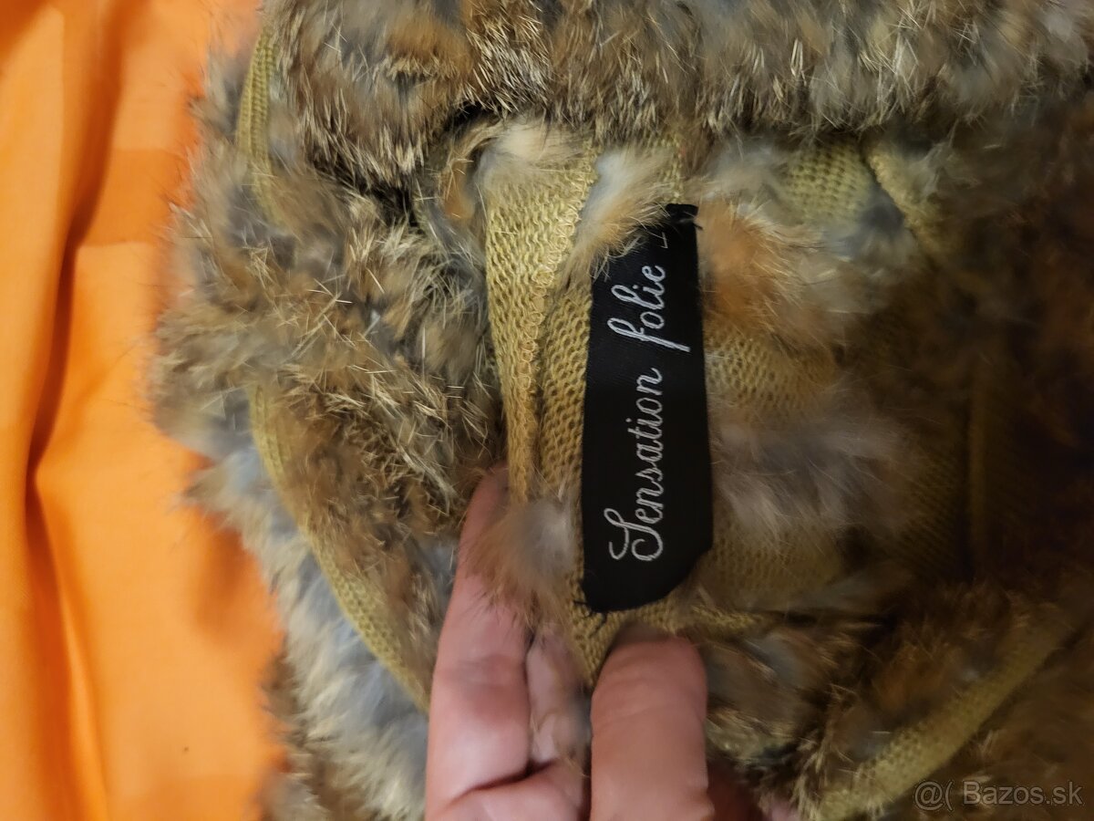 Pončo z králičej kožušiny - 3