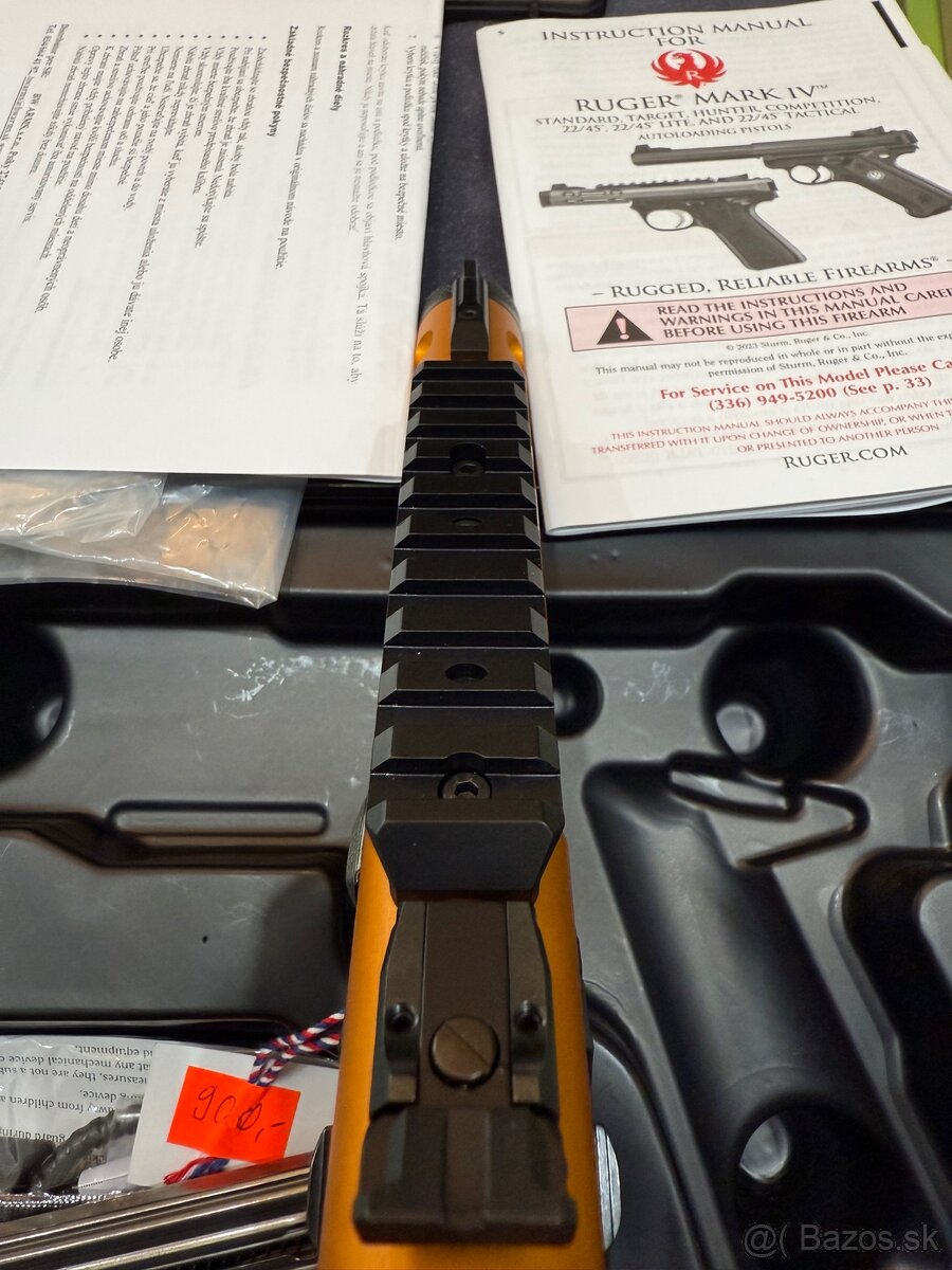 Ruger MarkIV Lite Gold - .22lr - 3