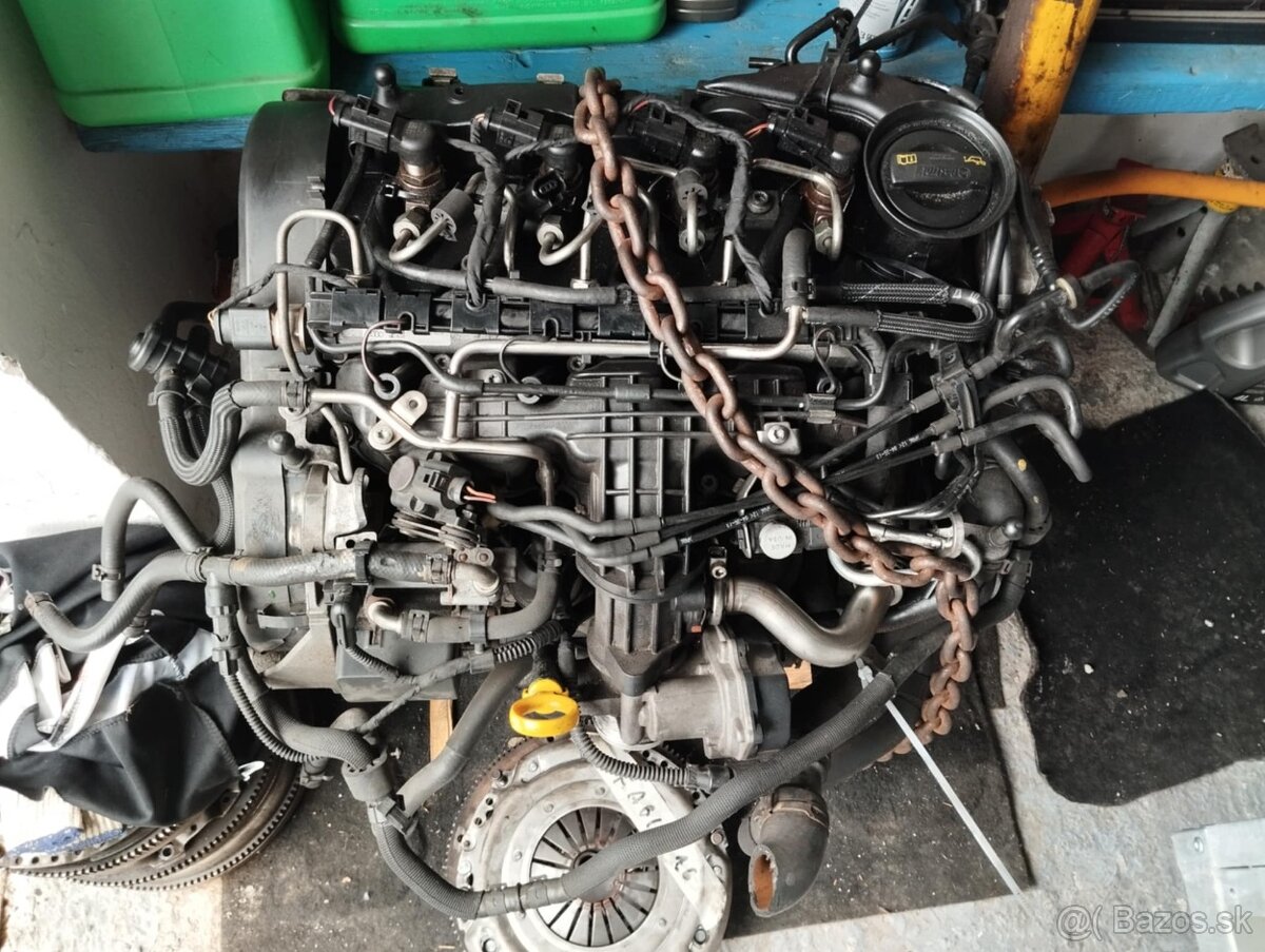 1.6 TDI CR hlava, motor, blok, vstrek agregat, fabia 2 škoda - 3