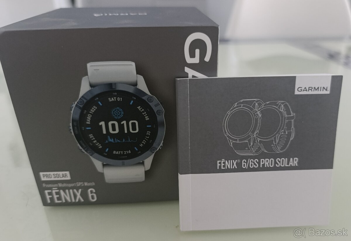 Garmin Fenix 6 Pro Solar, Mineral Blue - 3
