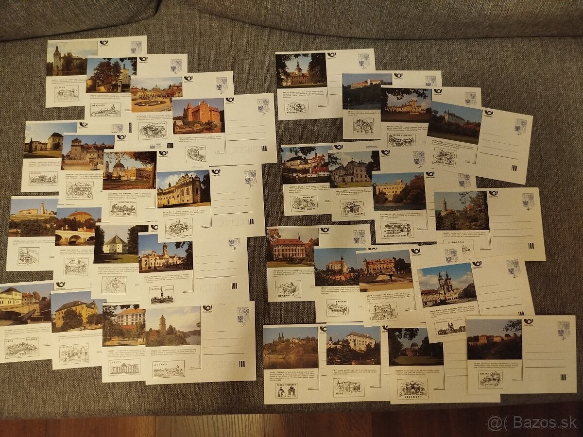 korešpondenčné lístky ČR - hrady a zámky - 3