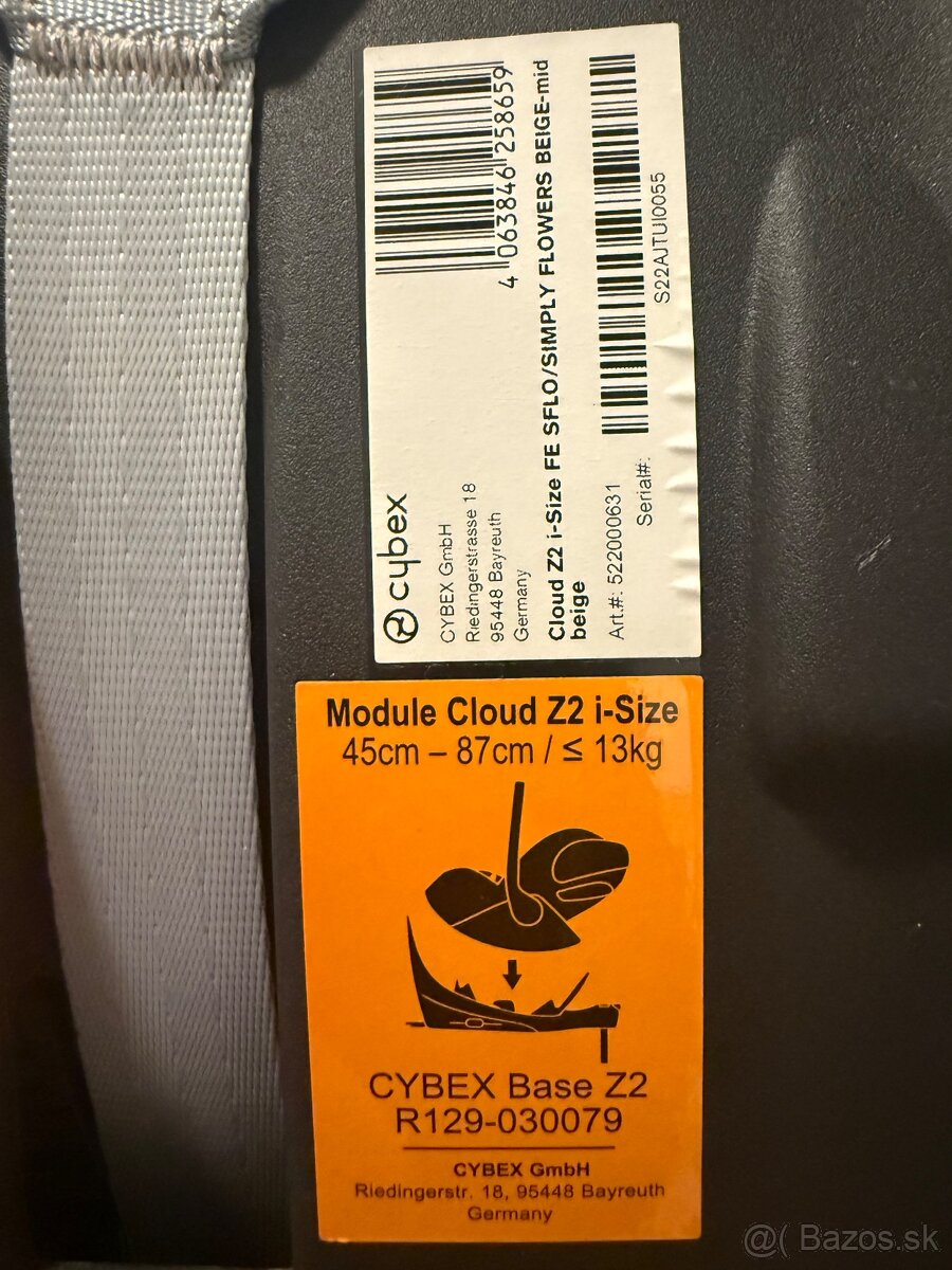Autosedačka Cybex Cloud Z2 i-size Simply Flowers Varian - 3