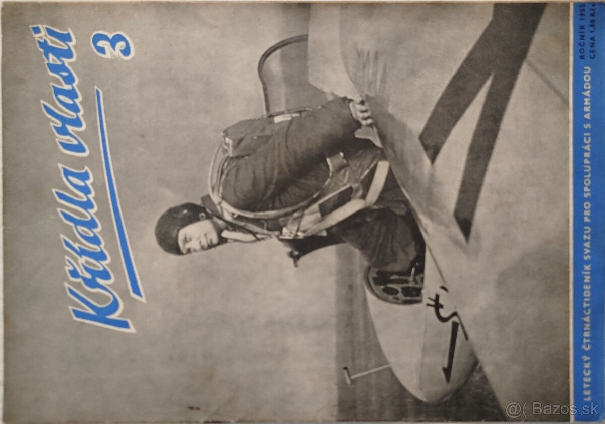 Časopisy Křídla vlasti ročník 1955 - 3