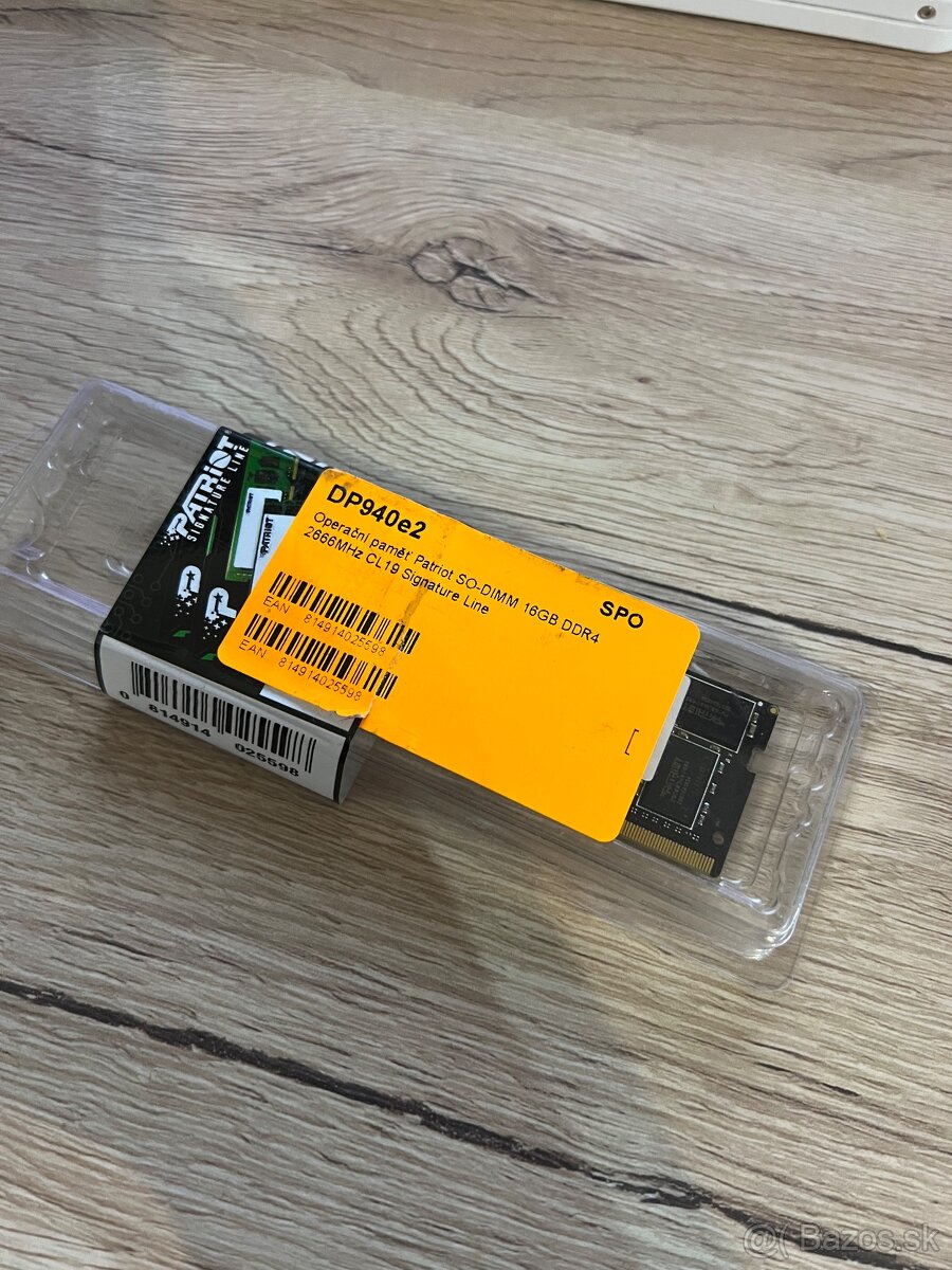 Patriot 16gb DDR4 pre notebook - 3
