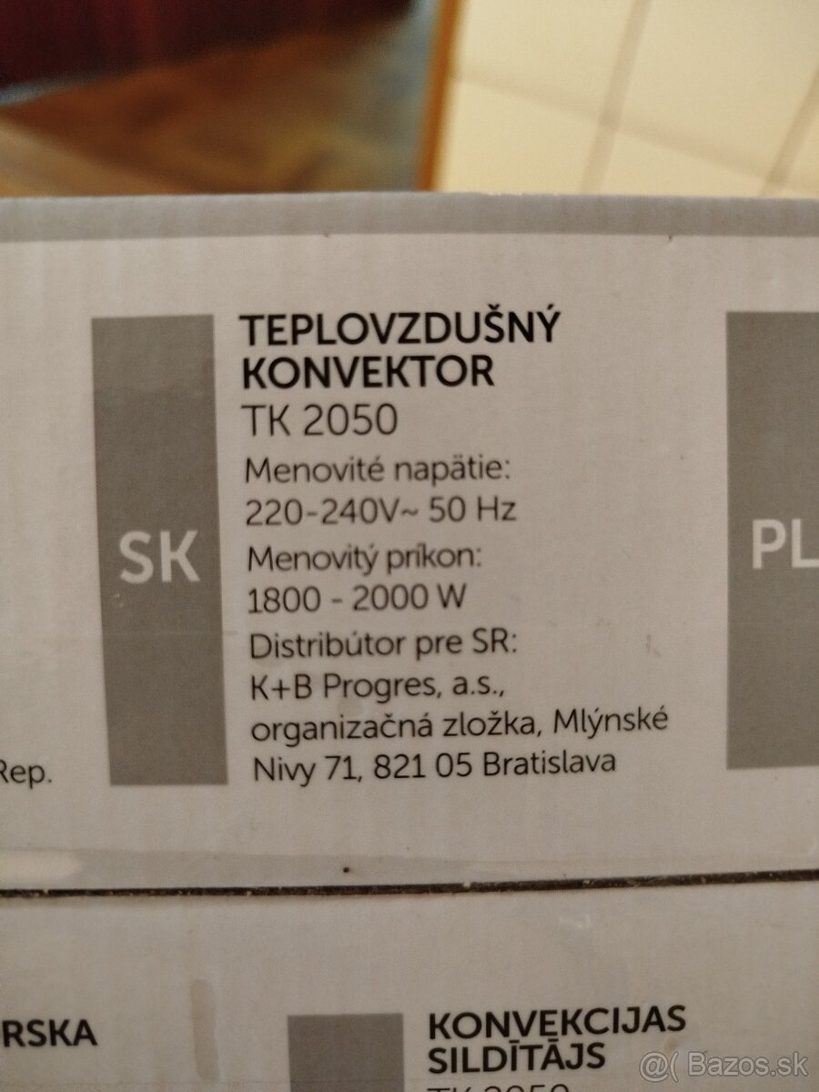 Elektrický ohrievač/radiátor - 3