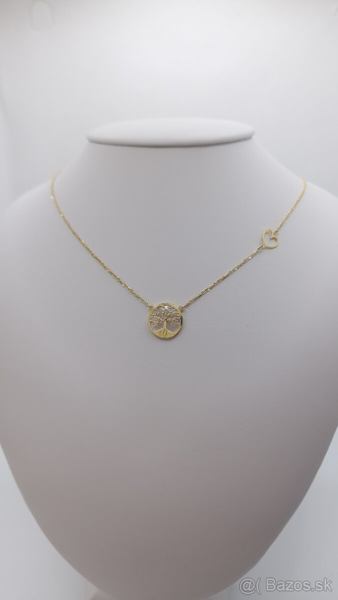 Zlatý náhrdelník strom života - 3