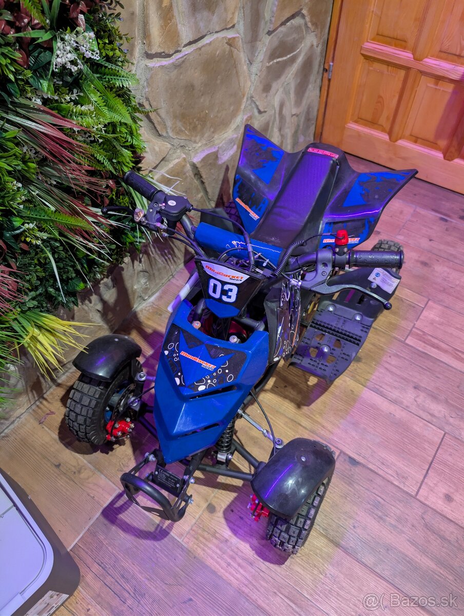 Detská benzínová 4kolka tuning