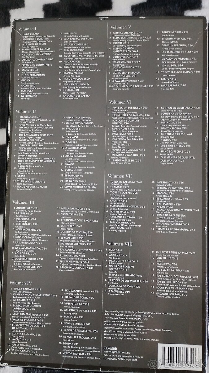 Predám kompiláciu 8CD El Gran Tesoro De La Música Cubana
- 3