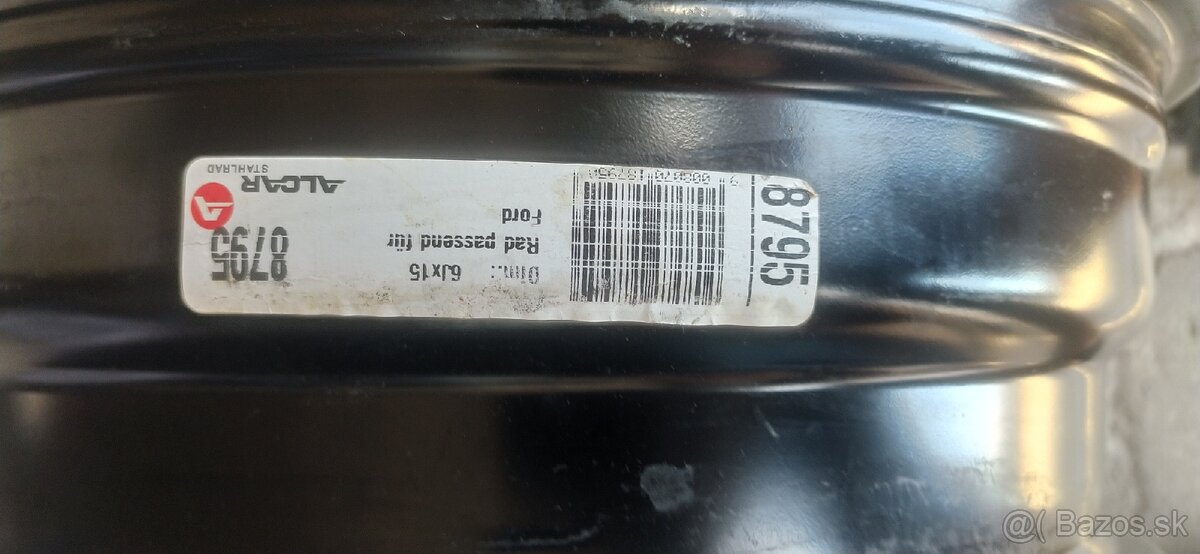 Plechové disky Ford 6jx15x108 - 3