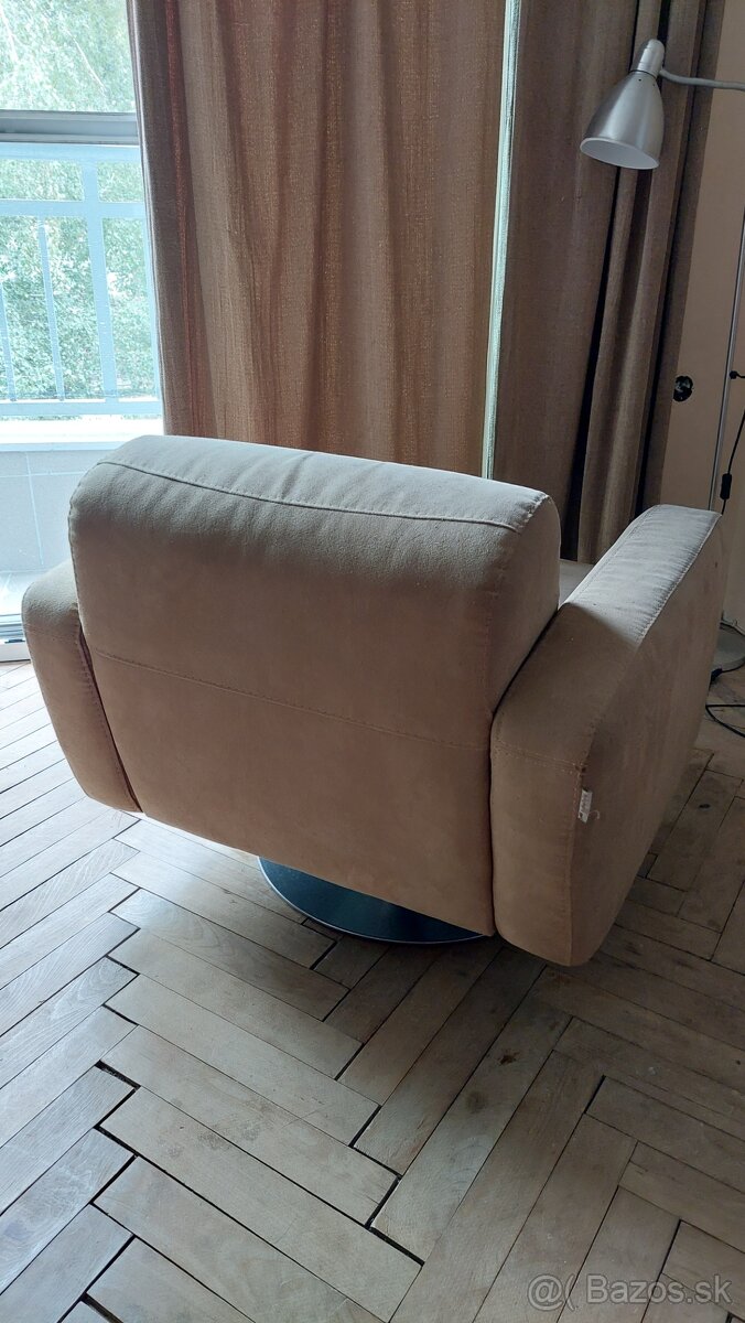 Talianske otočné kožené kreslá - 3