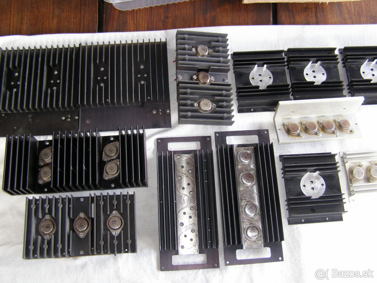 Chladiče na TO3,Gombíky/hmatníky/ na potenciometre - 3