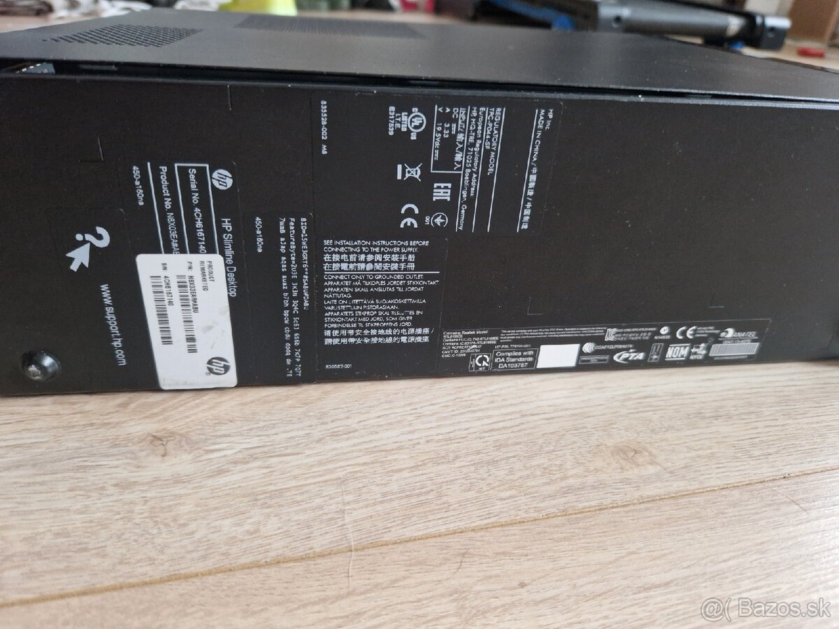 HP Slimline Desktop - 450-a160na - 3