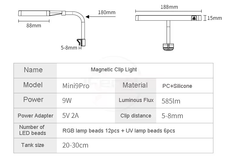Profesionalne osvetlenie na malé akvárium - 3