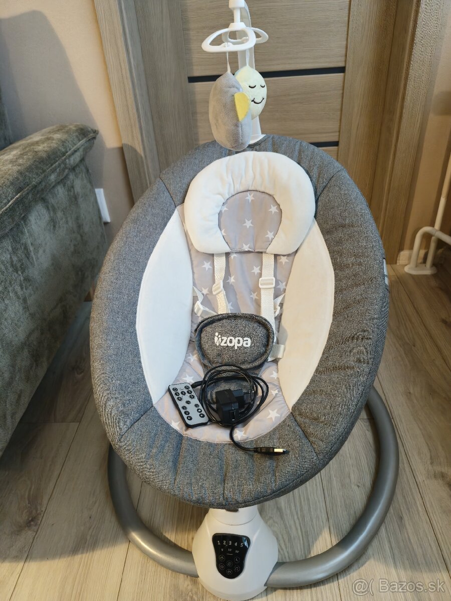 Lehačka Zopa Lullaby grey stars - 3