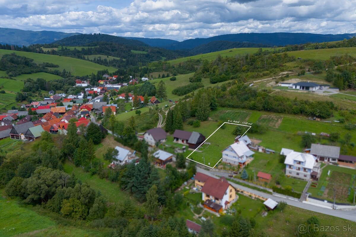Stavebný pozemok v obci Pribiš - 3