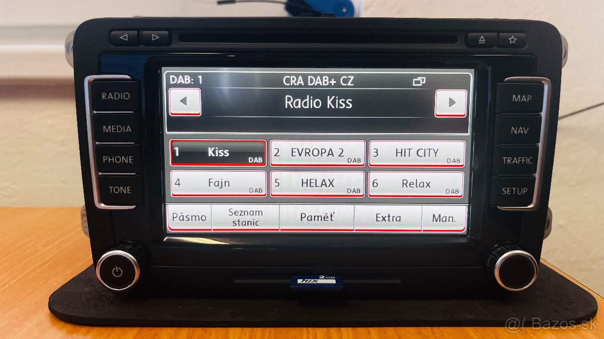 Rádio RNS 510 - VW / Škoda - RNS510 - DAB, LED, SSD - 3