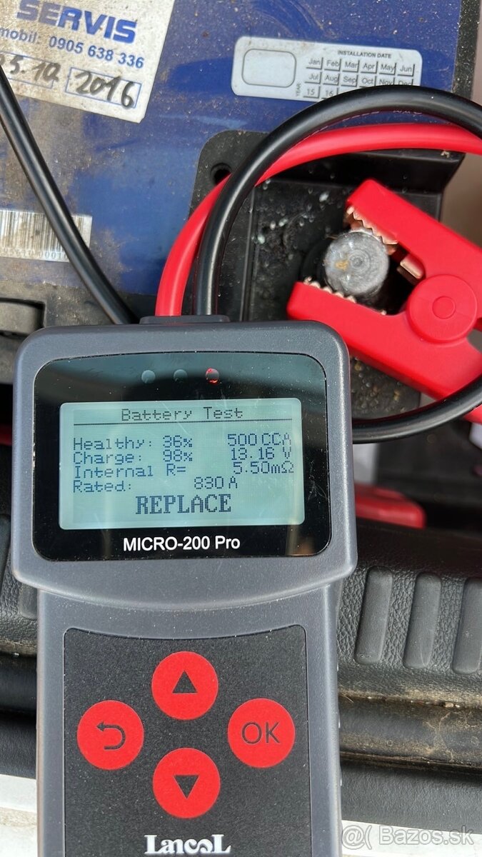 Merač hrúbky laku Endoskopicka kamera Tester autobatérie - 3