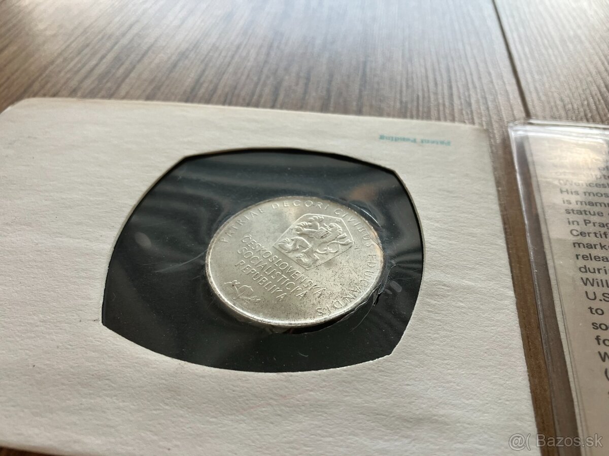 Numizmatické mincové obálky Československo Slovensko - mince - 3