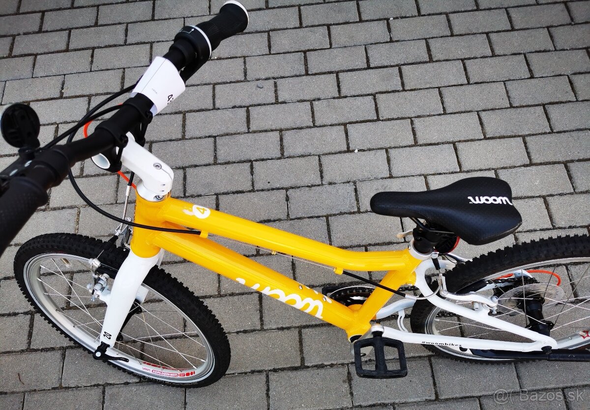 Na predaj detský bicykel WOOM 4 žlty - 3
