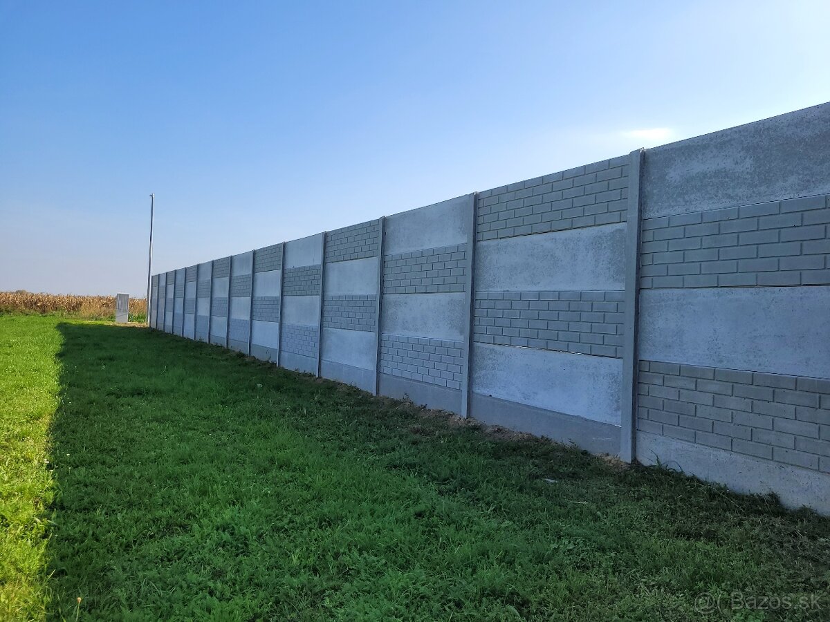 výroba a montáž betónových plotov - 3