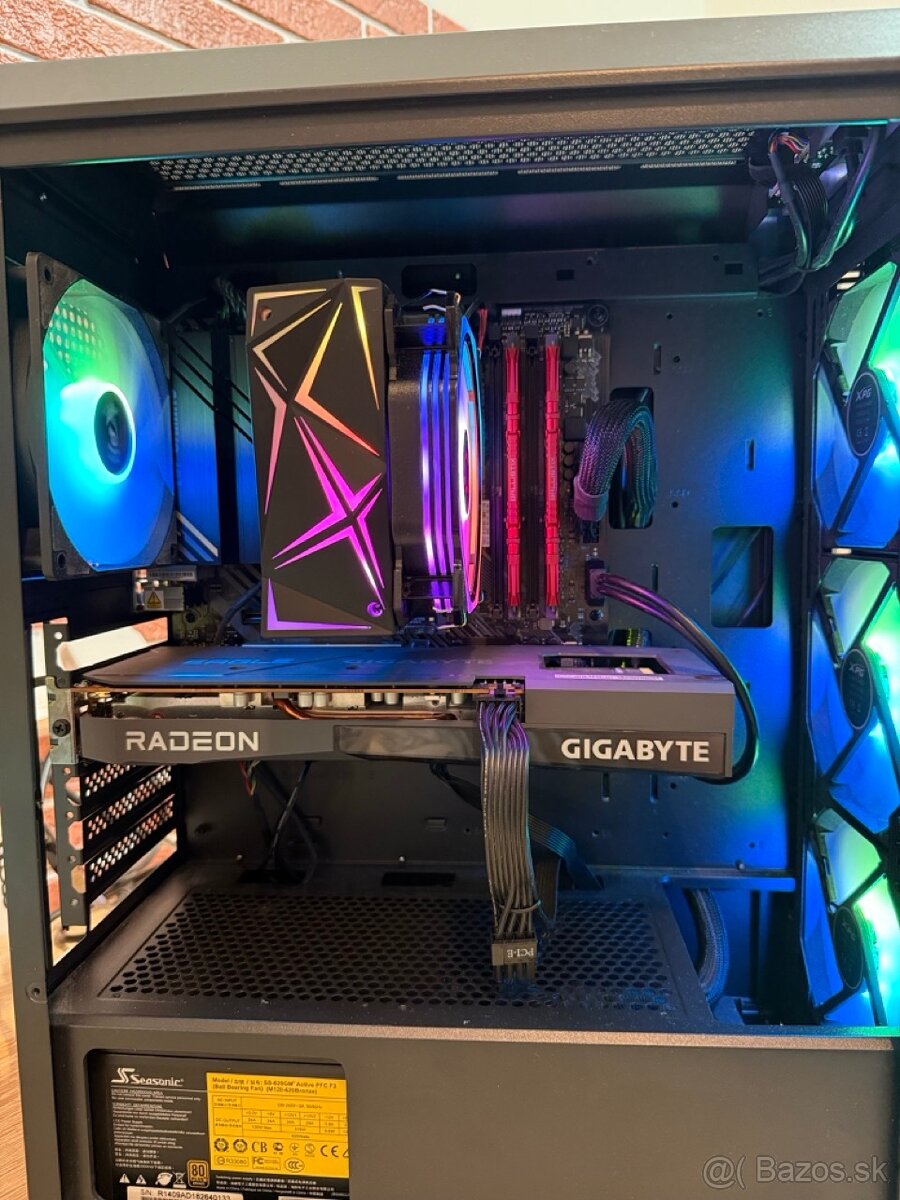 Herné PC: Ryzen 7 5700X, RX 6600 XT, 16GB RAM, 1T M2 SSD - 3