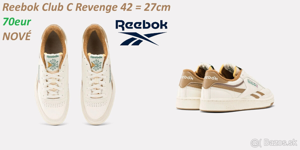 Reebok Club C Revenge, Šľapky Reebok, Rukavice - 3