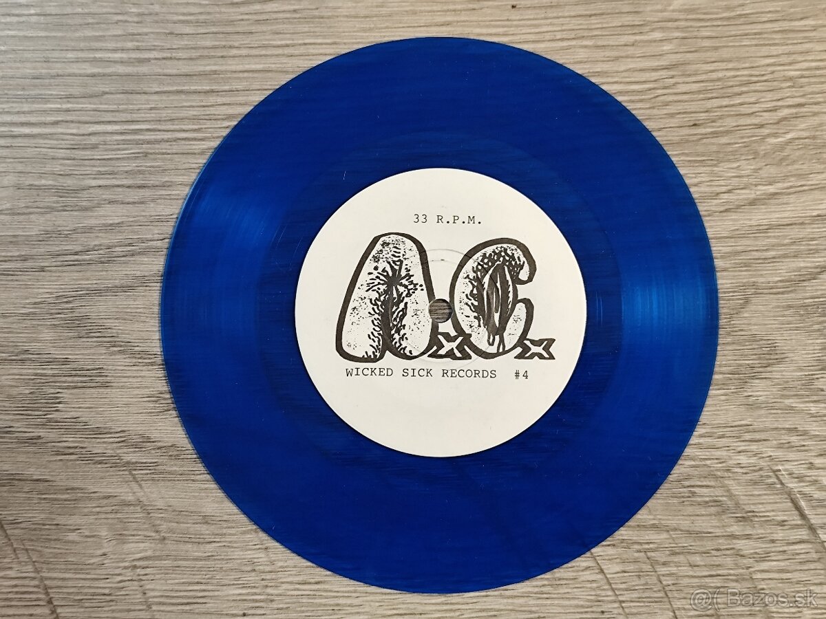 A.C. / MEAT SHITS - 1991 / 1996 split 7"EP -REPRESS- - 3