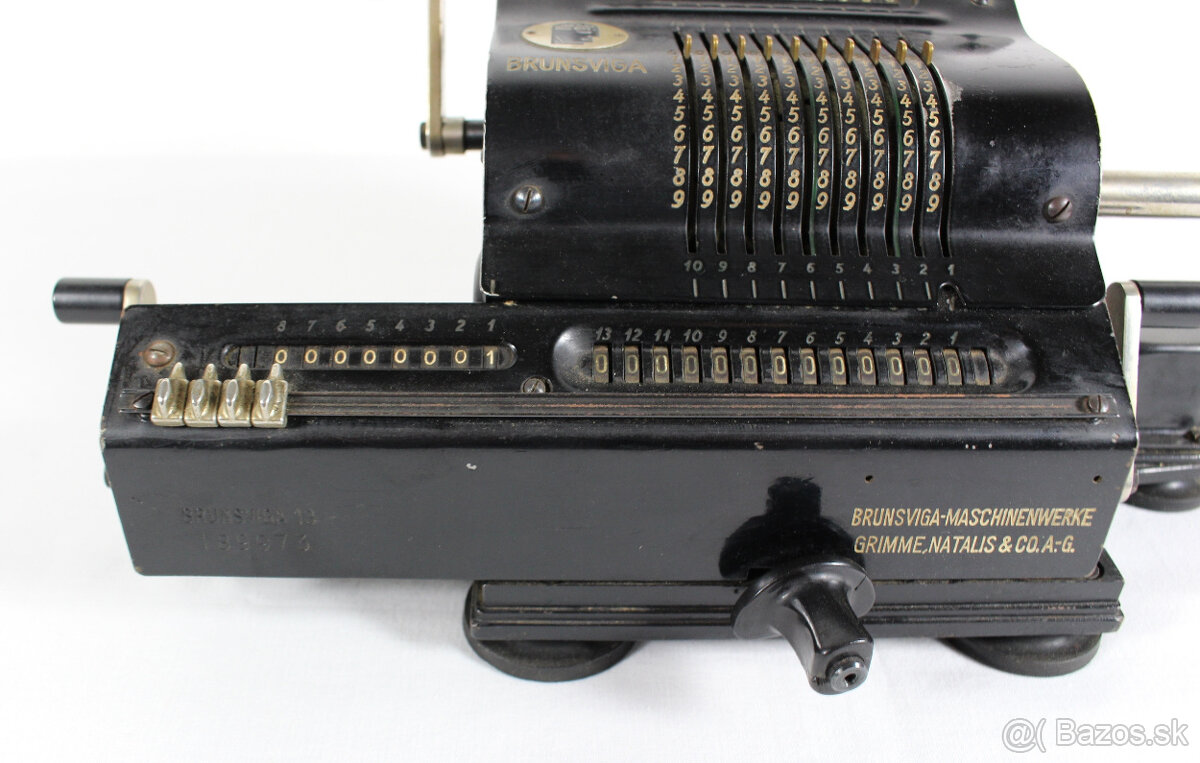 starožitná počítačka Brunsviga - 3
