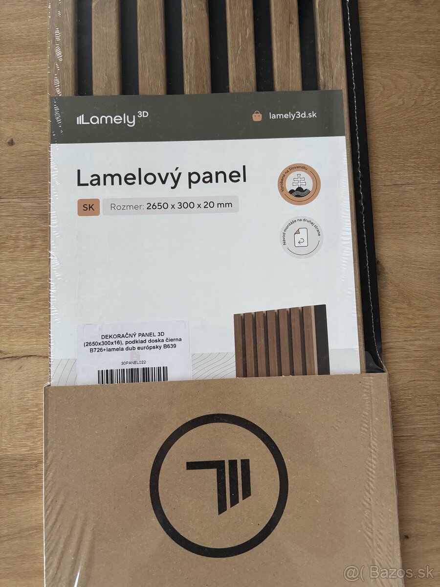 Predam dekoracny lamelovy panel, 2650 × 300 × 20 mm - 3