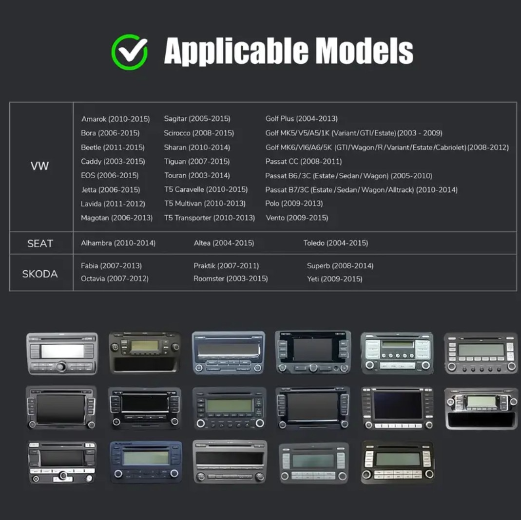 Autorádio VW, Volkswagen , Škoda,Seat - 3